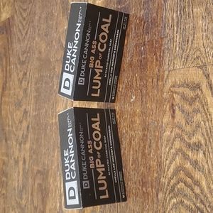 NIB Duke Cannon Charcoal Soap Lot of 2